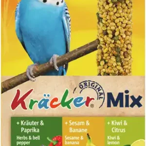 Sonderangebot Vitakraft Kräcker®Mix Banane Kräuter Kiwi Sittiche 3 Stück